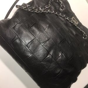 Chanel Square Quilted Leather tote